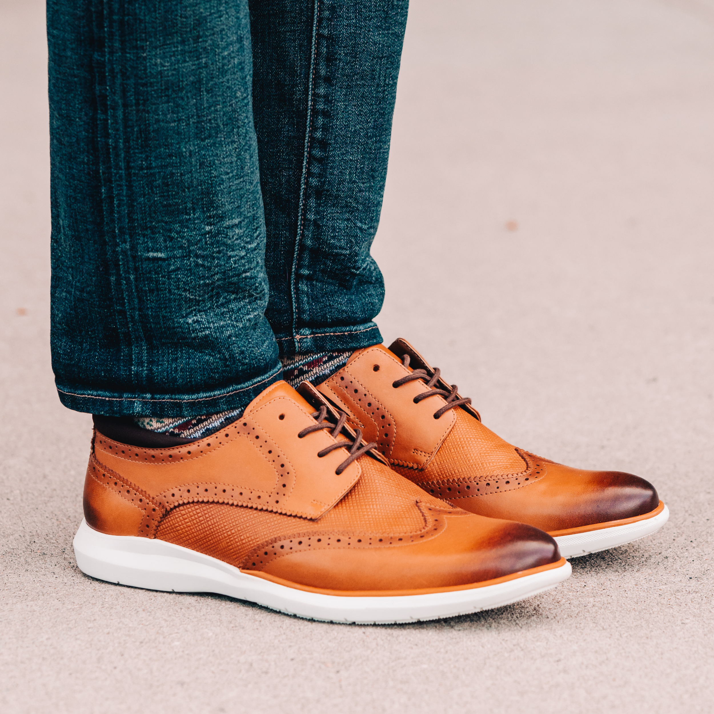 Watson casual 2025 wingtip derby
